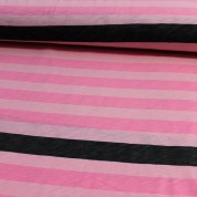 Punto old stripes rosa flamé