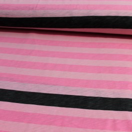 Punto old stripes rosa flamé